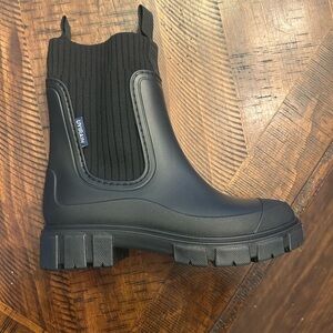 Black Velo Ankle Boots - never worn brand new